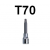 Bit TORX T70 x 100mm z nasadką 1/2'' S07H4370 Jonnesway