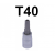 Bit TORX z otworem T40 x 58mm z nasadką 1/4'' S08H240 Jonnesway