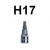Bit ampulowy H17 x 55mm z nasadką 1/2'' S09H4417 Jonnesway