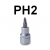 Bit krzyżakowy PH2 x 37mm z nasadką 1/4'' S11H202 Jonnesway