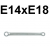 Klucz oczkowy E-TORX  E14 x E18 W291418 Jonnesway