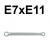 Klucz oczkowy E-TORX  E7 x E11 W290711 Jonnesway
