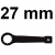 Klucz oczkowy udarowy 27mm W72127 Jonnesway