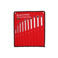 Zestaw kluczy oczkowych bardzo długich z grzechotką 72 zęby 8-19mm QS50465 Quatros