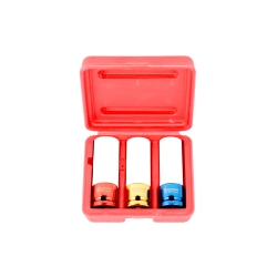 Zestaw 3szt. nasadek do felg ALU 1/2" 17, 19, 21mm  QS90801 Quatros