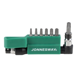 Zestaw bitów 1/4'' TORX z otworem L=30mm z uchwytem S08H2ST8S Jonnesway